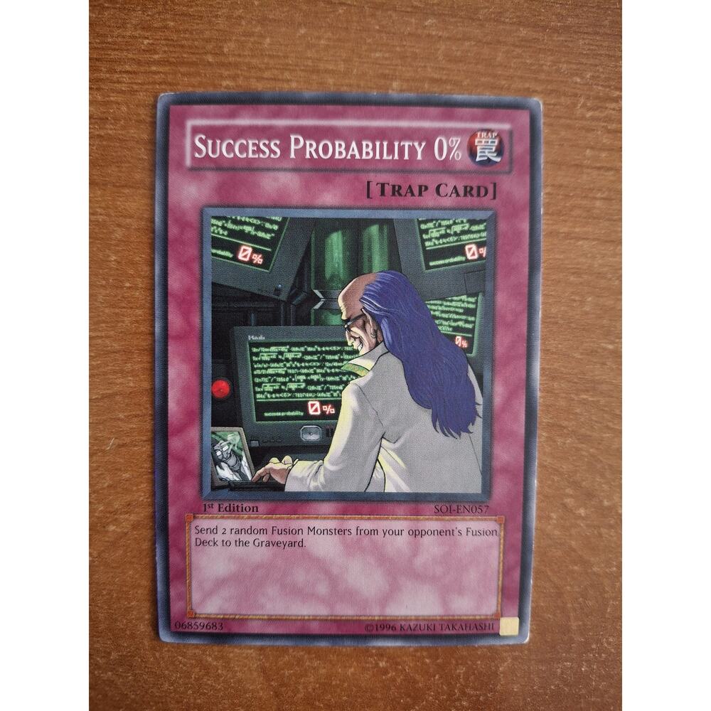 Classic Shadow of Infinity Success Probability 0% SOI-EN057 Yu-gi-oh Trap Card